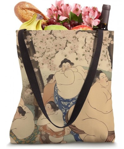 A Tribute to Artistry Sumo Wrestling Japanese Culture Tote Bag $13.86 Totes