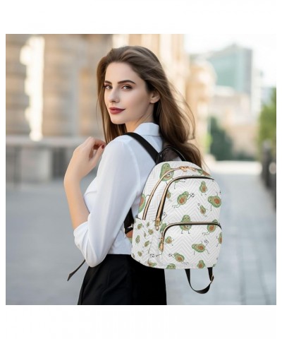 Women Backpack Avocado Sport Soccer Anti-Theft Travel Backpack with Luggage Belt Lightweight Handbag Lady Purse Roomy Double ...