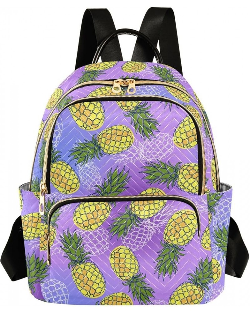 Pineapple Backpack Purse for Women Fashion Small Mini Backpack Daypacks Purse Back Pack Handbag Lady Purse,S Small $13.02 Bac...