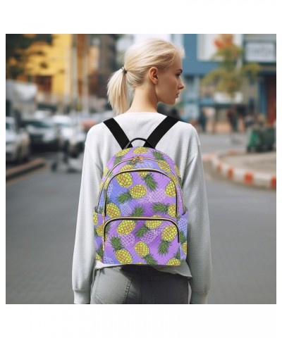 Pineapple Backpack Purse for Women Fashion Small Mini Backpack Daypacks Purse Back Pack Handbag Lady Purse,S Small $13.02 Bac...