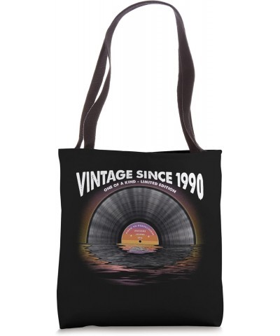 Vintage since 1990 Retro Disco Music Vintage Vinyl LP Record Tote Bag $12.18 Totes