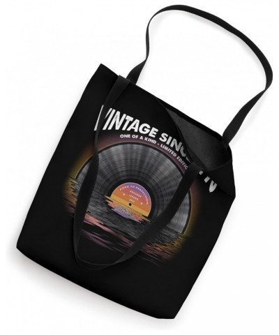 Vintage since 1990 Retro Disco Music Vintage Vinyl LP Record Tote Bag $12.18 Totes