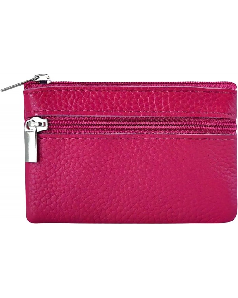 Women Long Leather Travel Wallet with RFID Shield, large wallet/Clutch/Phone Wallet T-W-1 (Rose Red-2) Rose Red-2 $6.63 Wallets