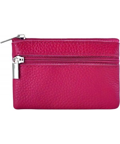 Women Long Leather Travel Wallet with RFID Shield, large wallet/Clutch/Phone Wallet T-W-1 (Rose Red-2) Rose Red-2 $6.63 Wallets