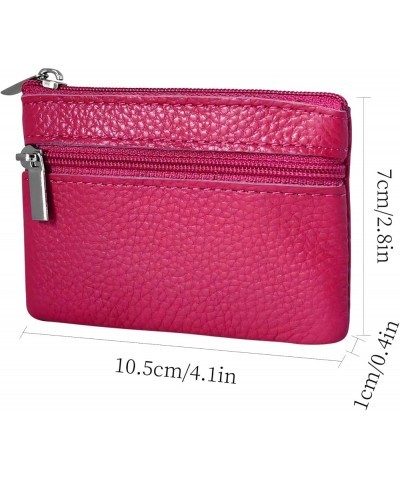 Women Long Leather Travel Wallet with RFID Shield, large wallet/Clutch/Phone Wallet T-W-1 (Rose Red-2) Rose Red-2 $6.63 Wallets