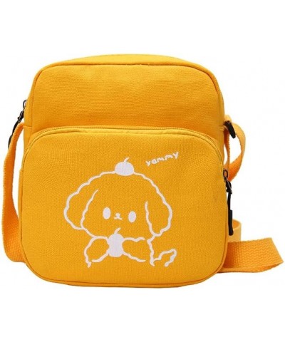 Kawaii Mini Purse Cute Small Wallets Aesthetic Puppy Patterns Crossbody Messenger Bag Accessories Preppy Stuff (Yellow,Small)...