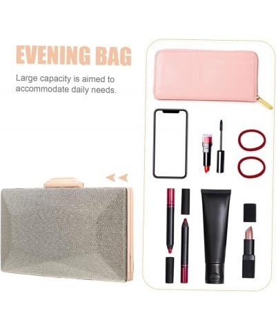 1pc Dinner Bag Party Handbag Lady Phone Bag Clutch Purses for Women Messenger Bag for Women Rhinestone Silver $10.90 Evening ...