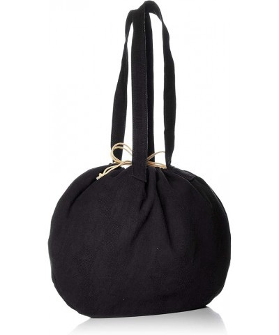 [アースメイド] LINEN MOON TOTE/S E5773 475173 Black (Black 19-3911tcx) $22.39 Totes