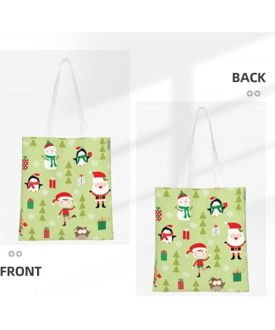 Merry Christmas Single Shoulder Fashion Canvas Tote Shopping Bags Handbags For Men And Women Merry Christmas30 $10.33 Totes