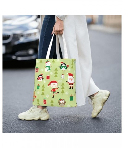 Merry Christmas Single Shoulder Fashion Canvas Tote Shopping Bags Handbags For Men And Women Merry Christmas30 $10.33 Totes