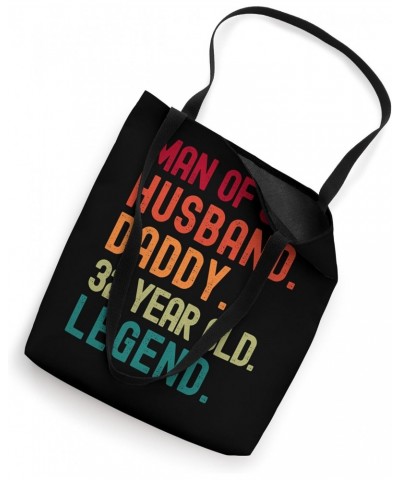 Man of God Husband Dad Funny 32nd Birthday Vintage Dad 1991 Tote Bag $12.54 Totes