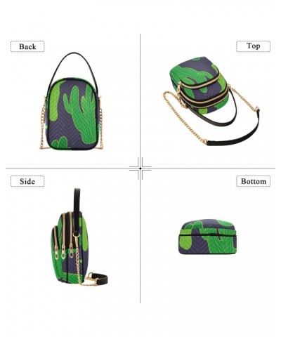 Lovely Cactus Crossbody Bags for Women Small Shoulder with Detachable Straps, Trendy Cell Phone Purse Shoulder Handbags for L...