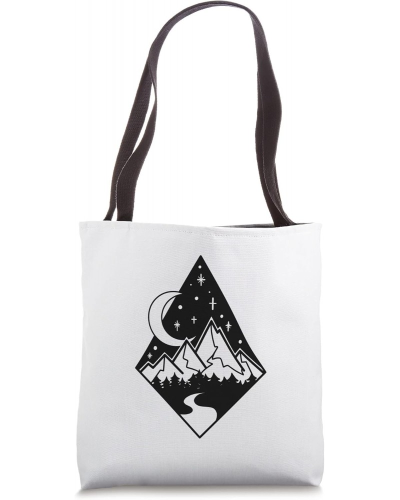 Geometric Diamond Night Sky Tote Bag $10.58 Totes