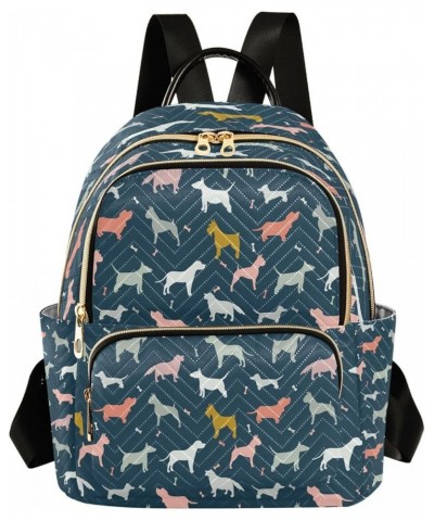 Dachshund Dalmatian Dog Women Backpack Purse Ladies Fashion Shoulder Bag Daypack Travel Bag 10L Small $20.99 Backpacks