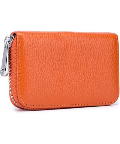 Large Capacity Women Wallet Ladies Real First Layer Cowhide Leather Purse Female Organ Credit Card Holder RFID Blocking Men's...