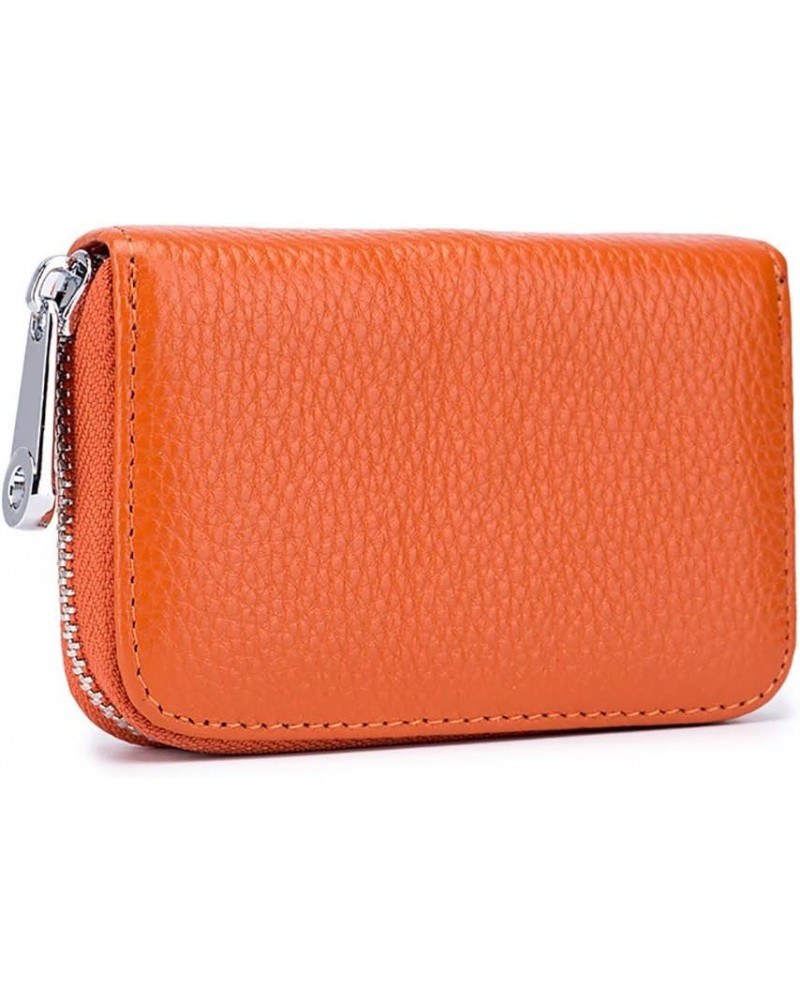 Large Capacity Women Wallet Ladies Real First Layer Cowhide Leather Purse Female Organ Credit Card Holder RFID Blocking Men's...