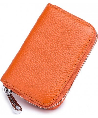 Large Capacity Women Wallet Ladies Real First Layer Cowhide Leather Purse Female Organ Credit Card Holder RFID Blocking Men's...