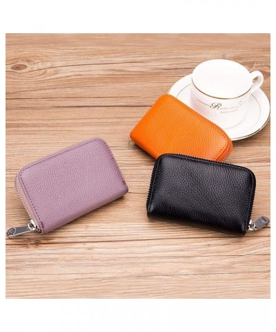 Large Capacity Women Wallet Ladies Real First Layer Cowhide Leather Purse Female Organ Credit Card Holder RFID Blocking Men's...