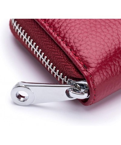 Large Capacity Women Wallet Ladies Real First Layer Cowhide Leather Purse Female Organ Credit Card Holder RFID Blocking Men's...