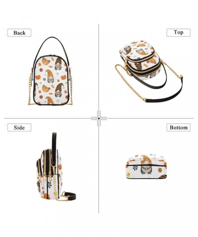 Halloween Gnome Candy Crossbody Bags for Women Cross Body Purses Mini Shoulder Bag with Chain Strap for Gifts Women $14.03 Cr...