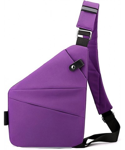 2024 Anti Theft Bag Travel Bag,Ultra-light Slim Sling Bag,concealed Carry Bag,Side Sling Crossbody Bags Trendy Travel Violet ...