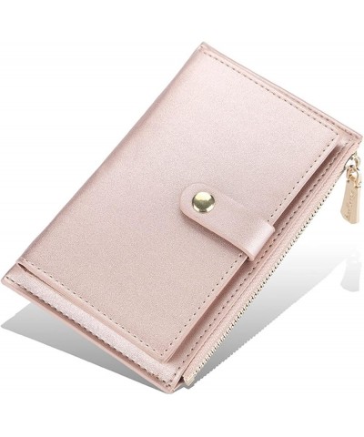 Pearl Laser PU Leather Zipper Women's Wallet Fashion Short Ladies Coin Purse Female Money Bag Clip Card Holder (Color : Gold)...